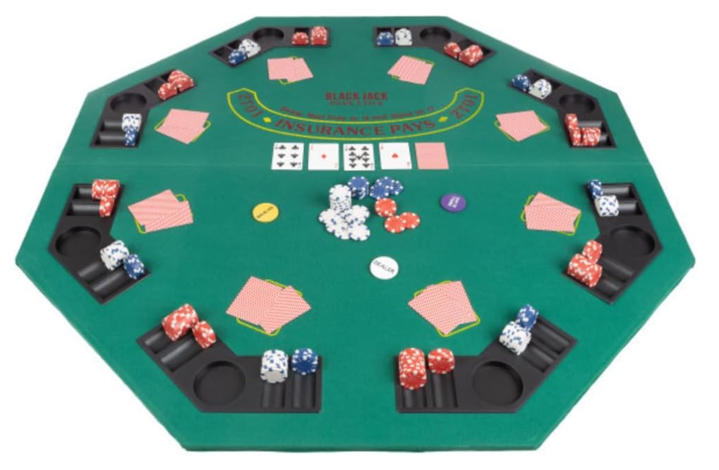 Poker table topper