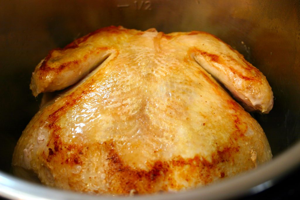 crispy chicken in an instant pot