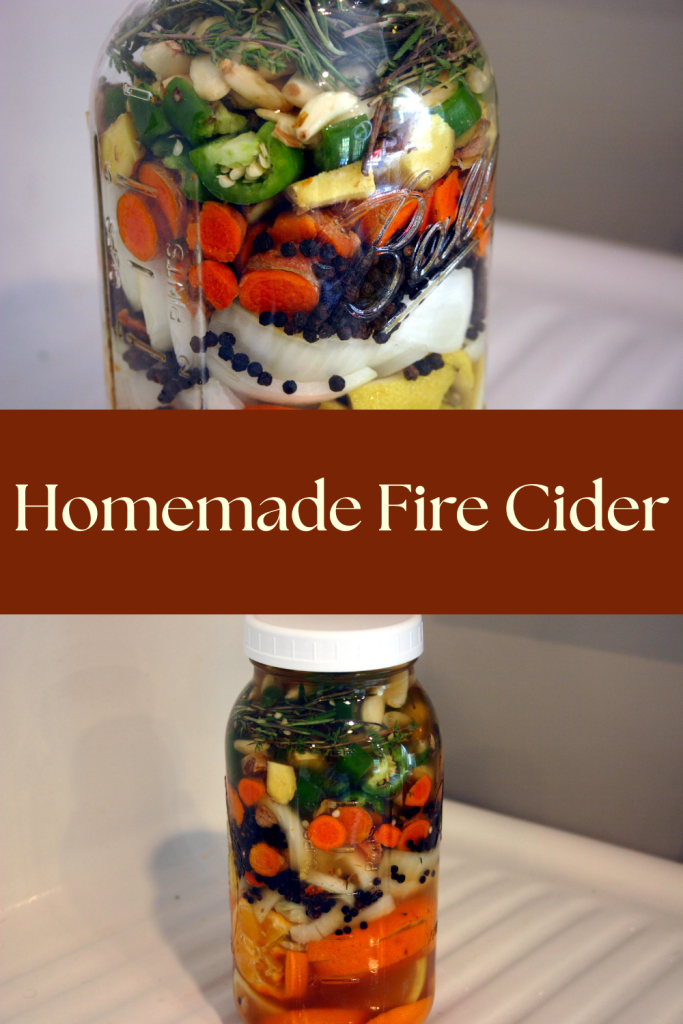 jars of fire cider with text